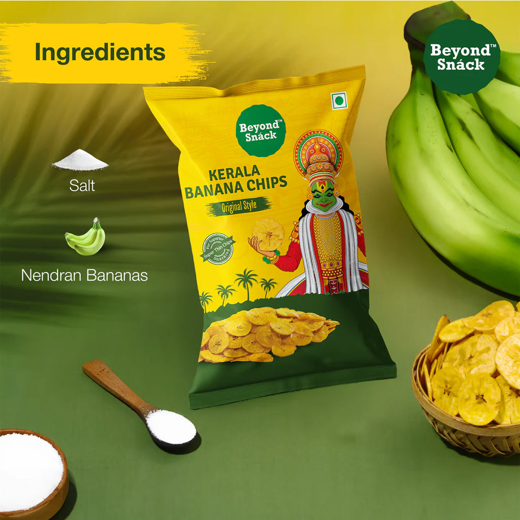 Beyond Snack Kerala Banana Chips Original Style  - 150 g