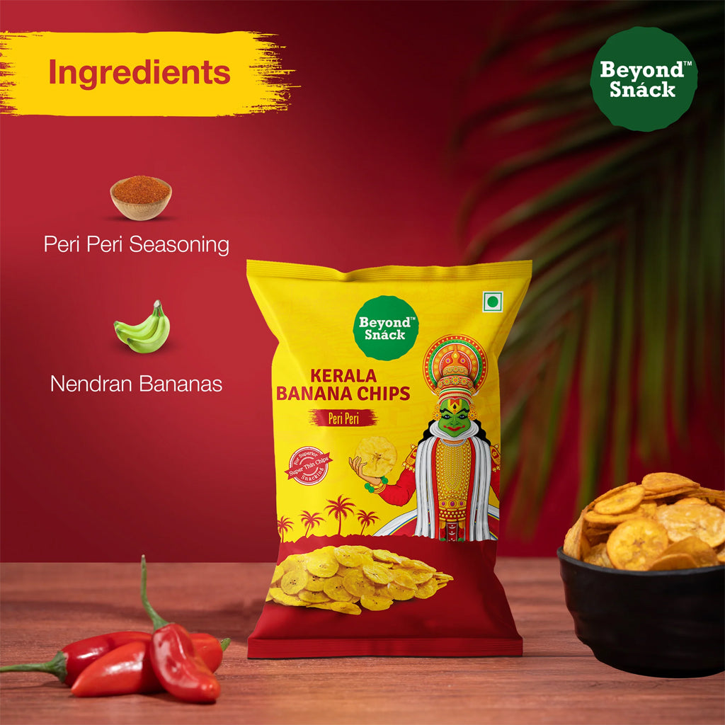 Beyond Snack Kerala Banana Chips Peri Peri - 150 g