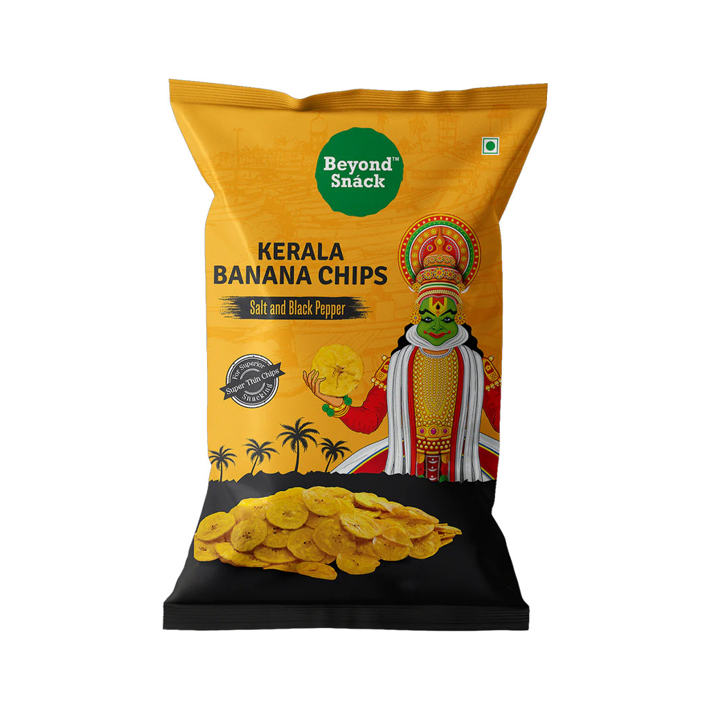Beyond Snack Kerala Banana Chips Black Salt And Pepper  - 150 g