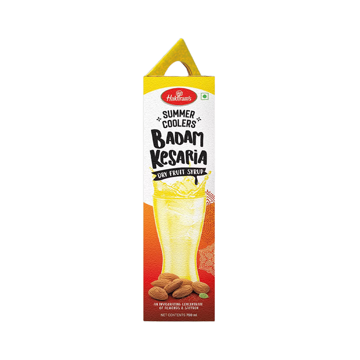 Haldiram's Summer Coolers Badam Kesaria Syrup - 750 ml