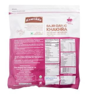 Kemchho Bajri Garlic Khakhra - 200 g