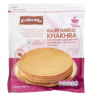 Kemchho Bajri Garlic Khakhra - 200 g