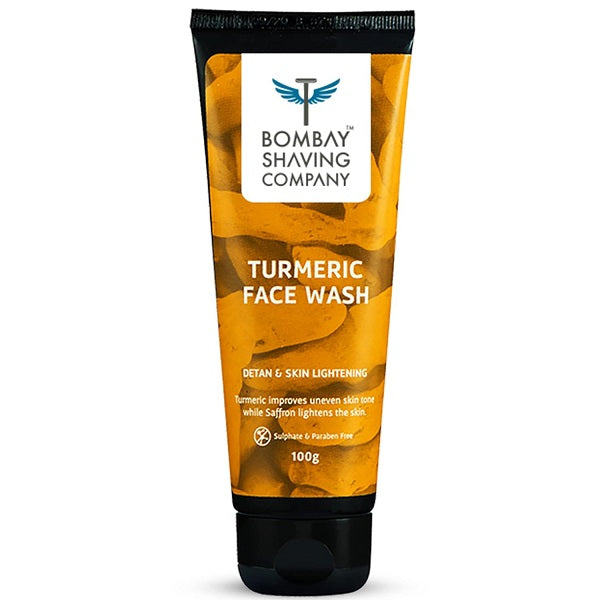 Bombay Shaving Company Turmeric Face Wash for Men & Women Tan Removal & Even Skin Tone - 100 g