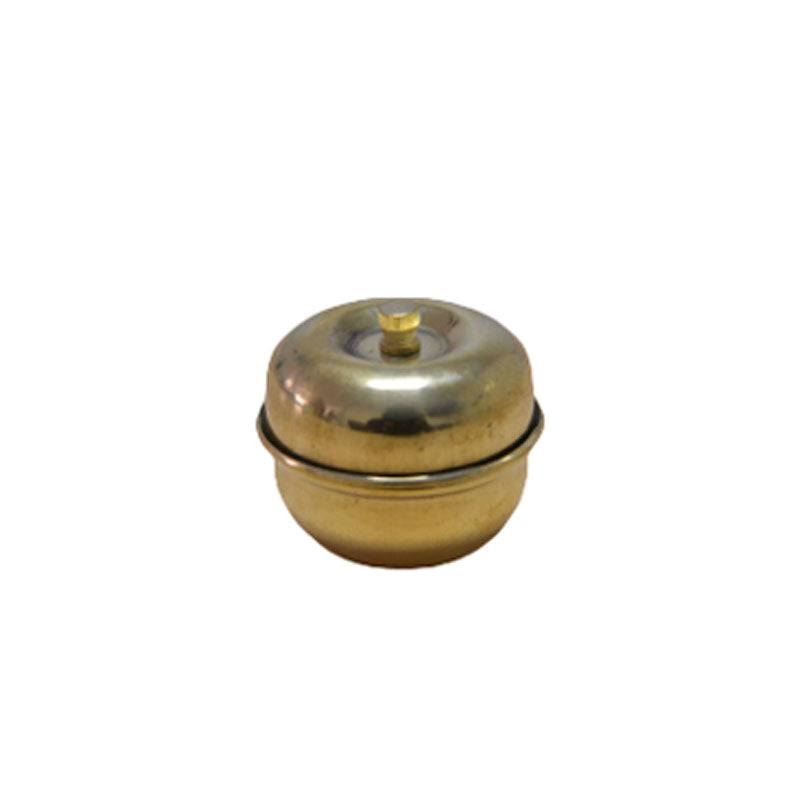 Brass Apple Shape Kumkum Holder Simil - 1 Pc