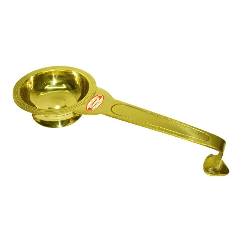 Brass Dhoop Stand Flat - 300 g