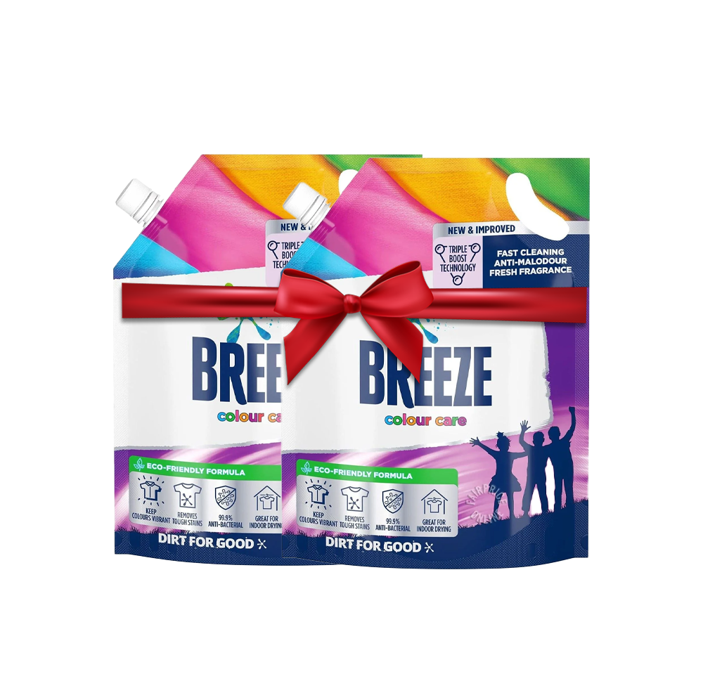 [BUNDLE DEAL] BREEZE Colour Care Liquid Detergent Refill - 2 x 1.5 Kg