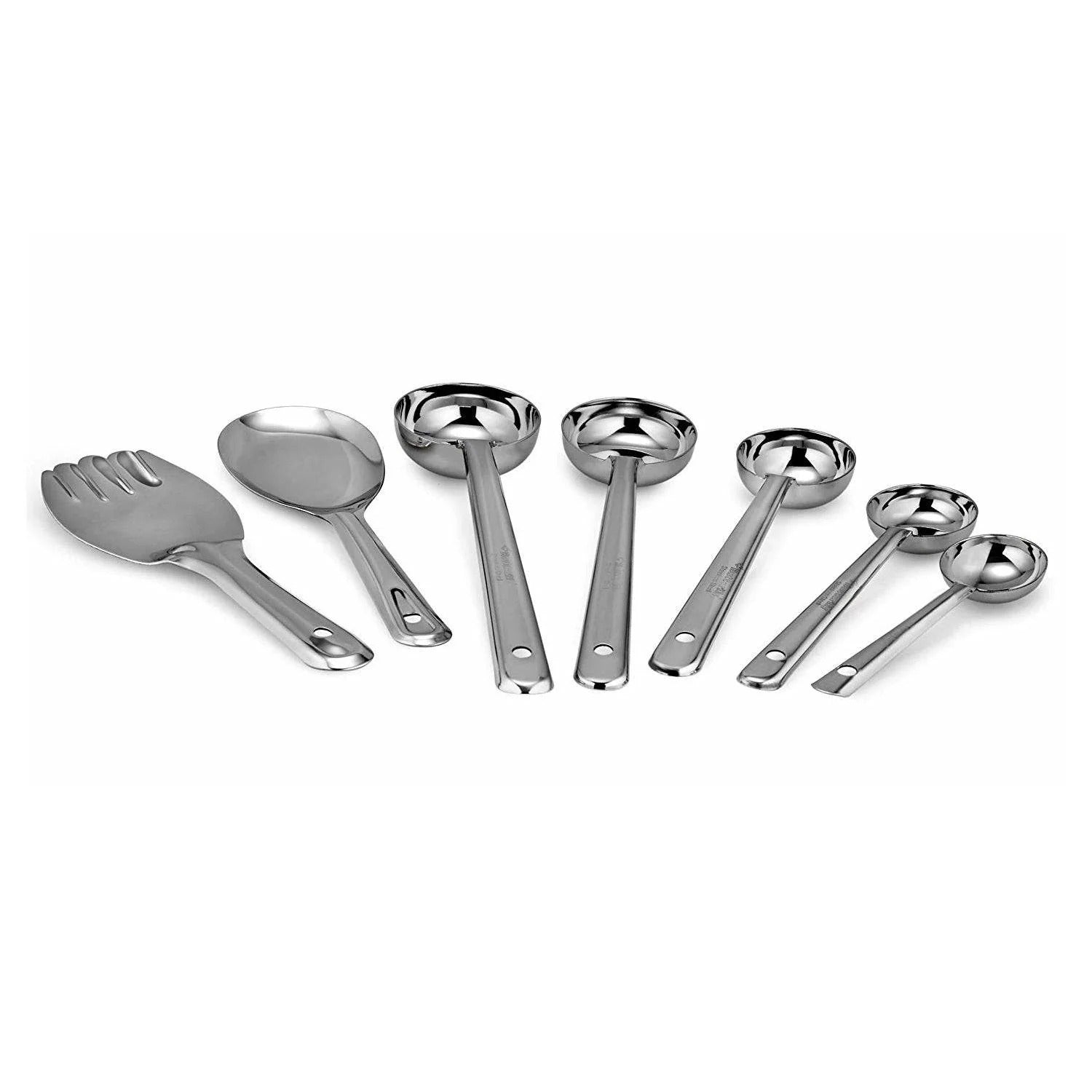 Butterfly LLM Deep Ladle Set With Rice Server And Annakai - Set of 7