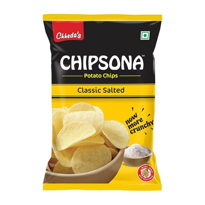 Chheda's Chipsona Classic Salted Potato Chips - 90 g