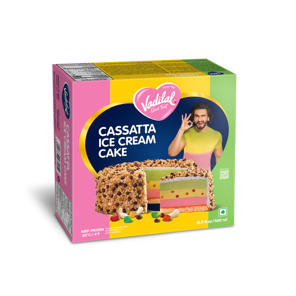 Vadilal Cassatta Ice Cream Cake (Chilled) - 500 ml