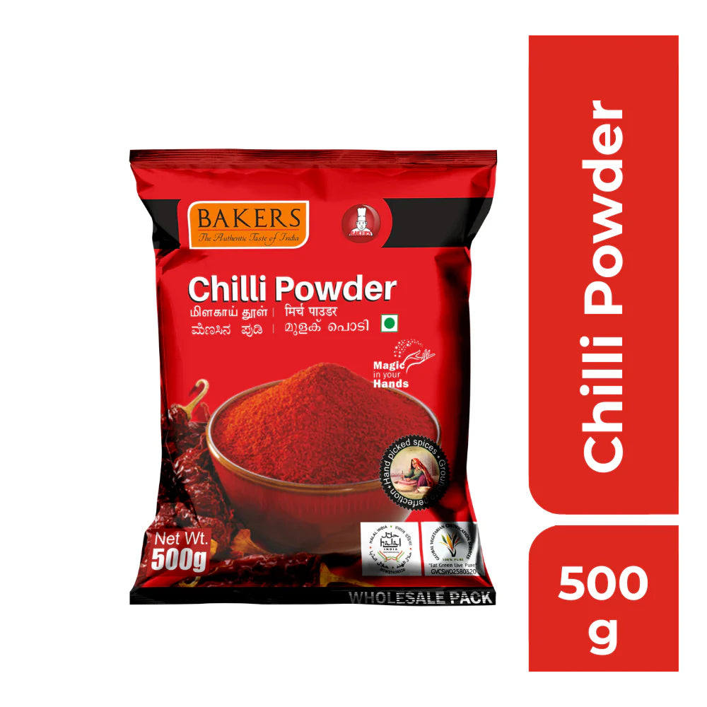 Bakers Red Chilli Powder - 500 g