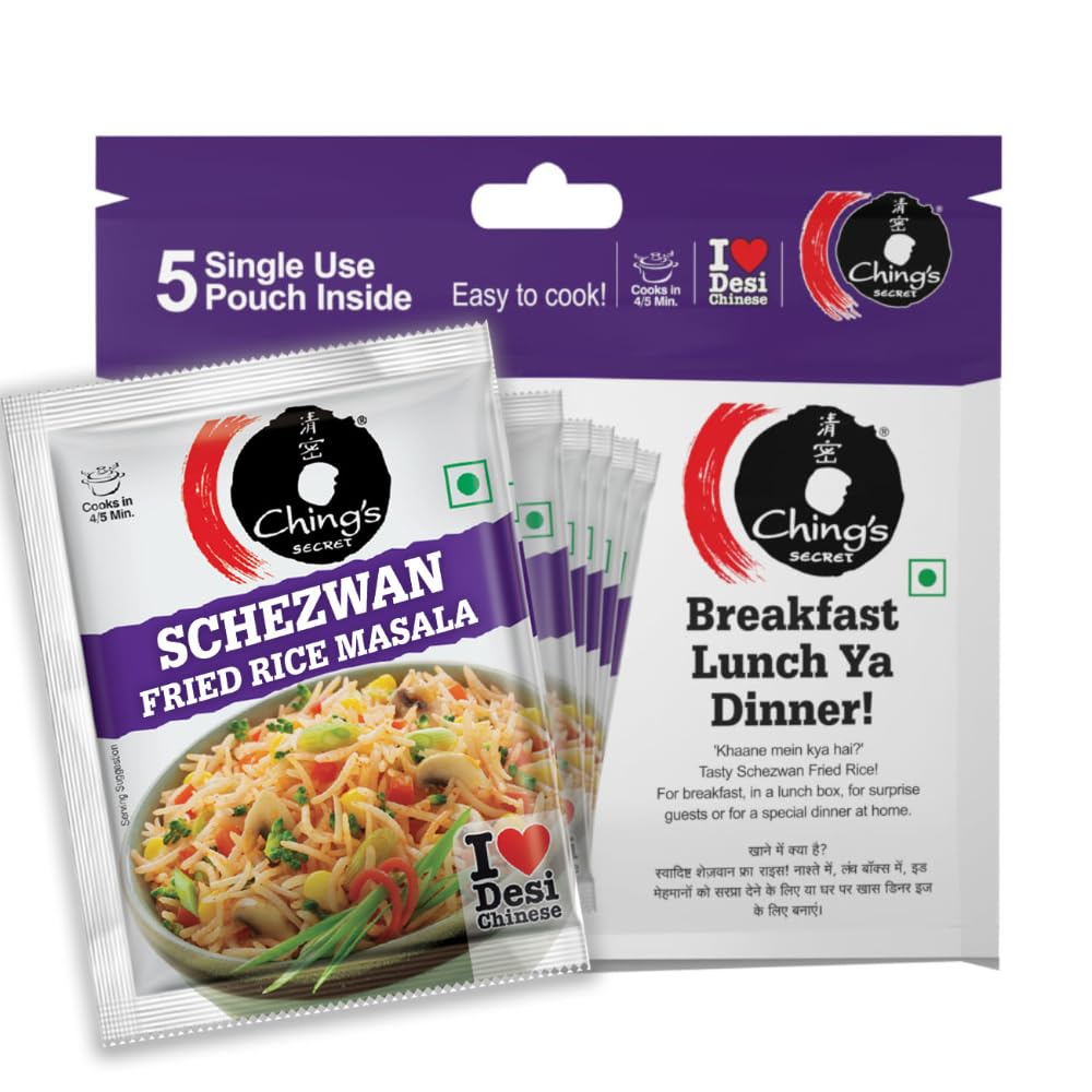 Chings Schezwan Fried Rice Masala  - 5 x 20 g