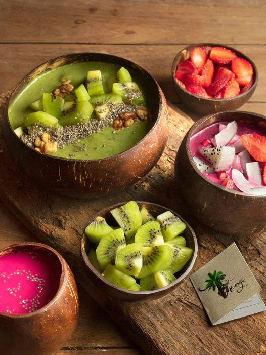 Coconut Shell Combo Set  - Set Of 4 (700ml 500ml 200ml 150ml)