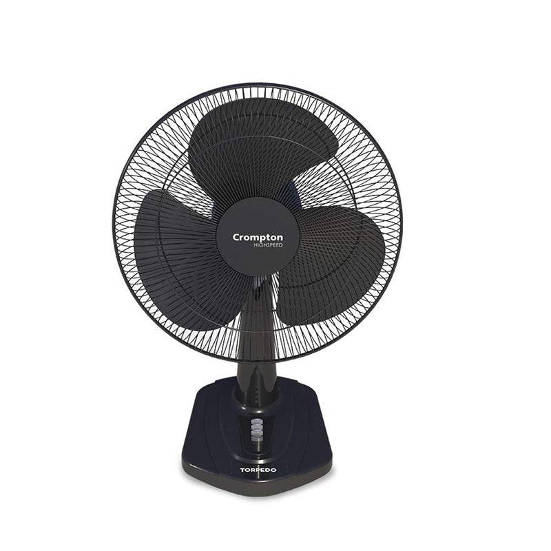 Crompton High Speed Torpdeo Black Table Fan - 1 Pc
