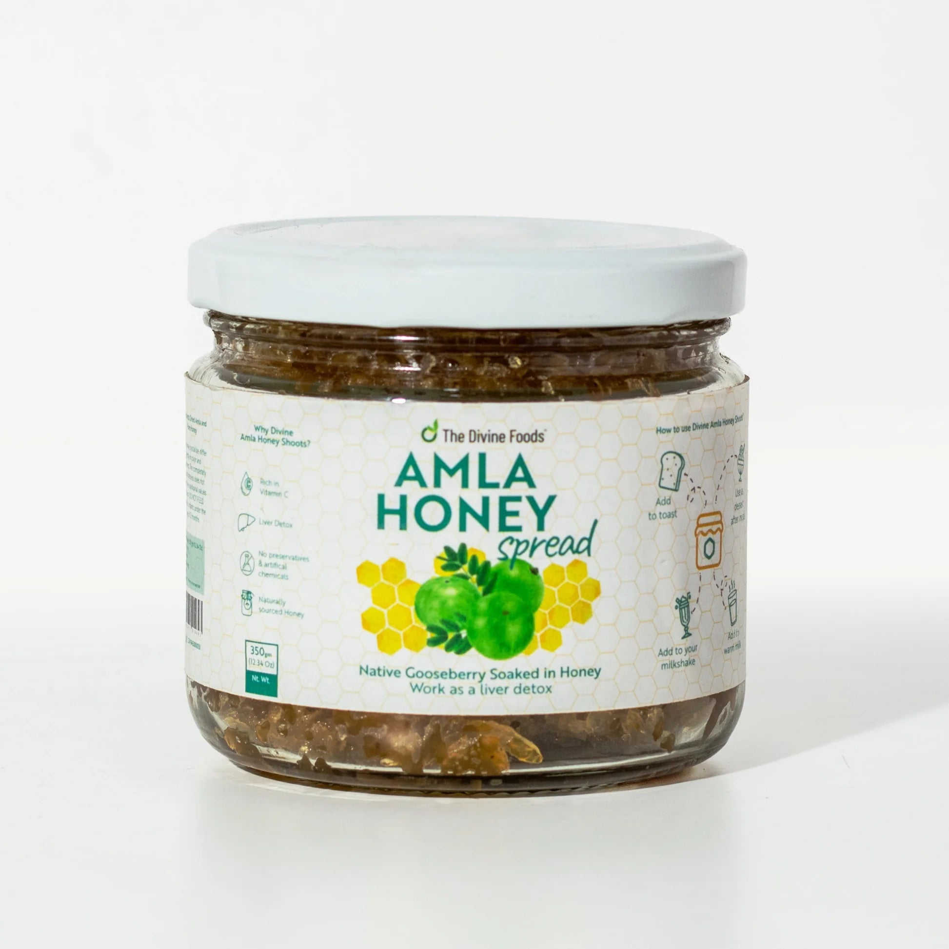 The Divine Foods Amla Honey Spread For Controlling Blood Sugar Levels - 350 g