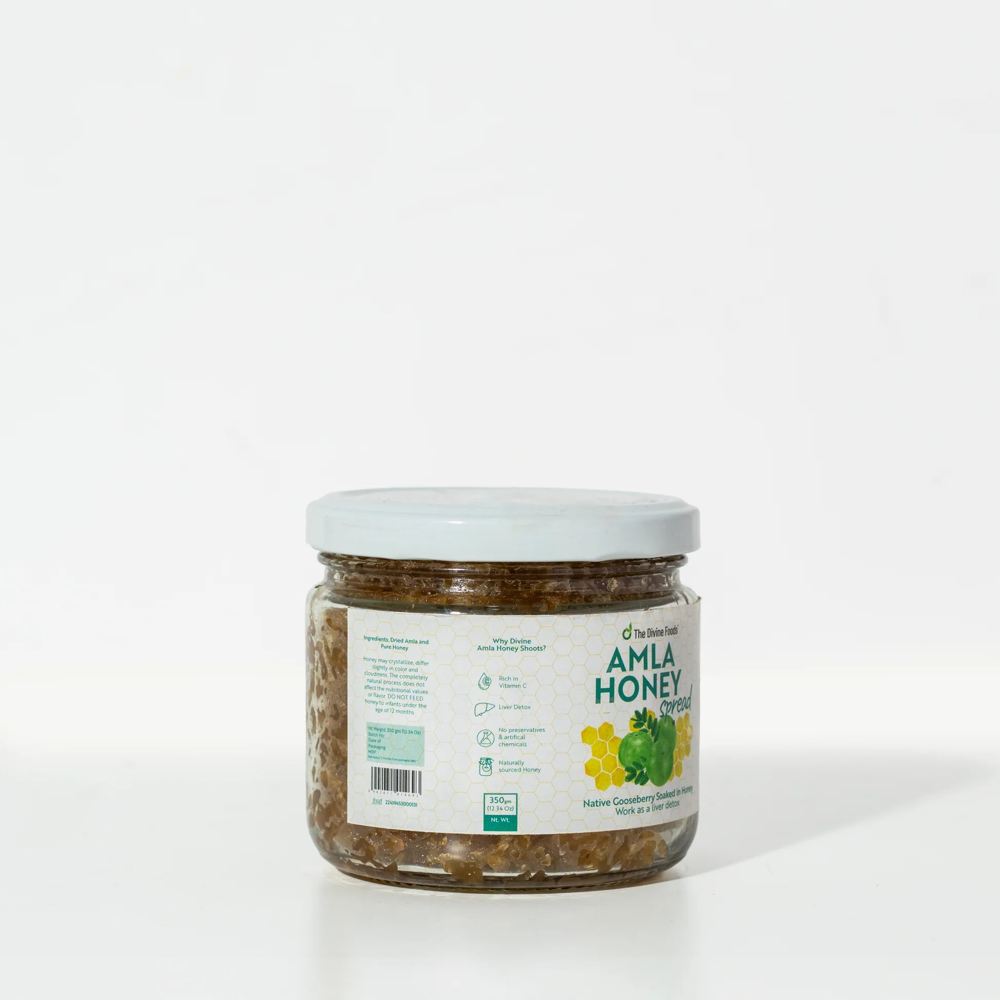 The Divine Foods Amla Honey Spread For Controlling Blood Sugar Levels - 350 g