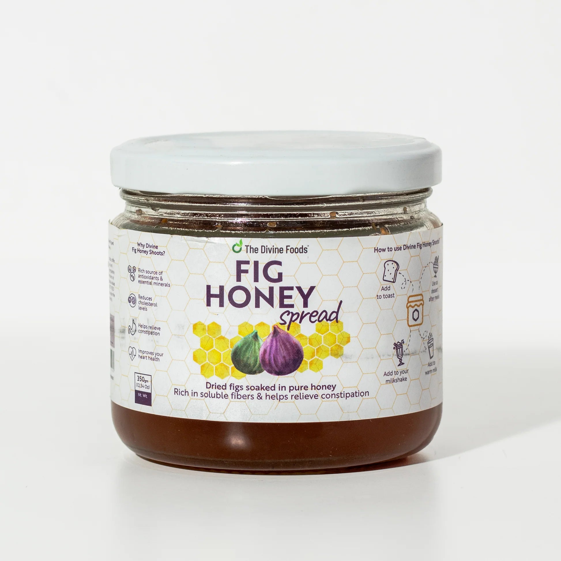 The Divine Foods Fig Honey Premium Fig + Single Origin Honey - 350 g