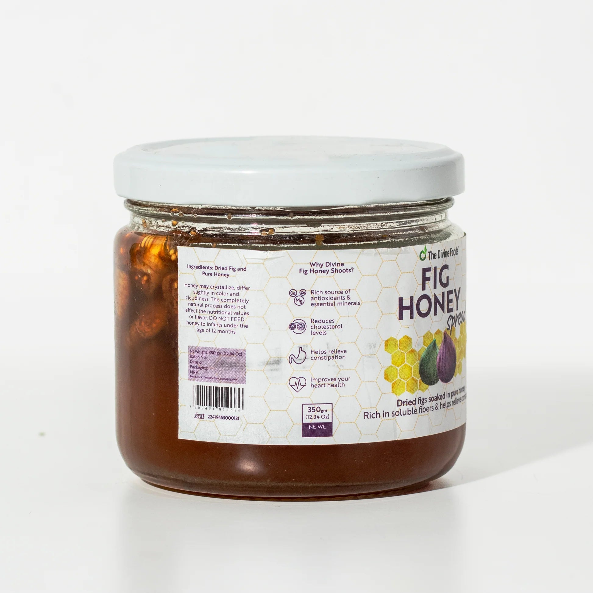 The Divine Foods Fig Honey Premium Fig + Single Origin Honey - 350 g