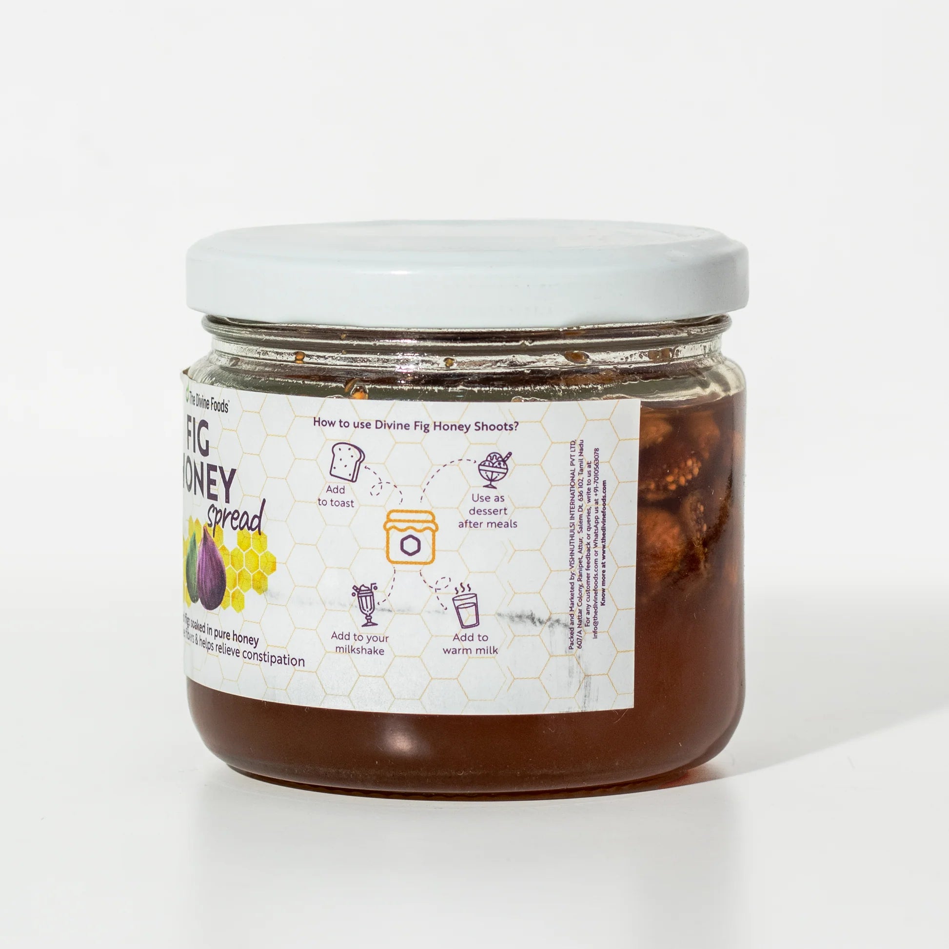 The Divine Foods Fig Honey Premium Fig + Single Origin Honey - 350 g