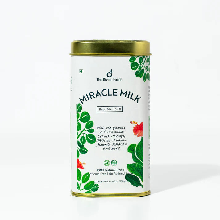 The Divine Foods Miracle Milk (Moringa) Instant Latte Mix - 250 g