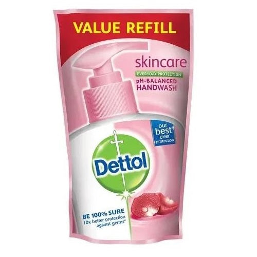 Dettol Skincare Antibacterial Hand Wash Bottle With Refill - 200 ml + Free 175 ml Refill