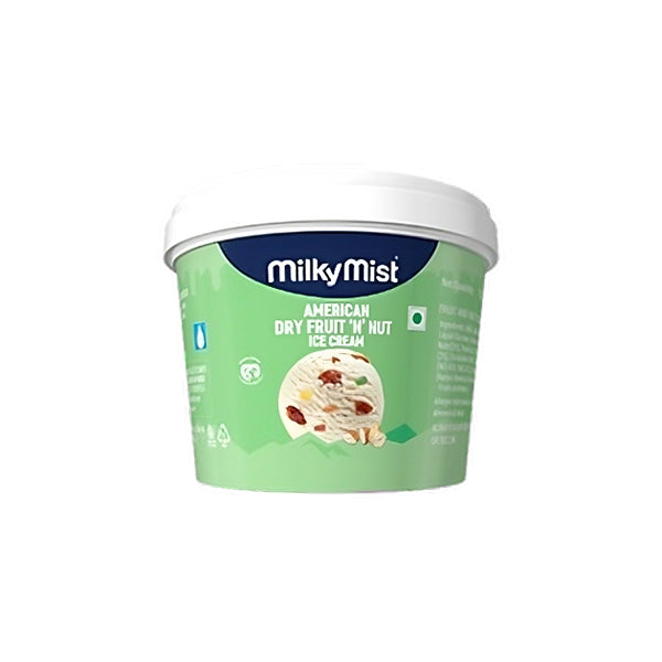 Milky Mist Ice Cream American Dry Fruit and Nut - 100 ml