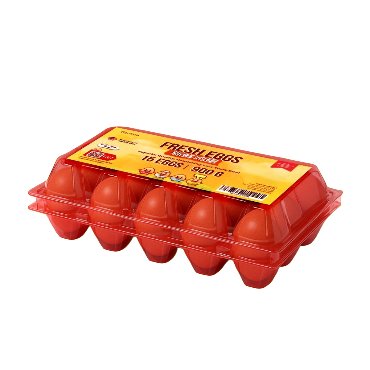 Farmio Farm Fresh Eggs - 15 Pcs