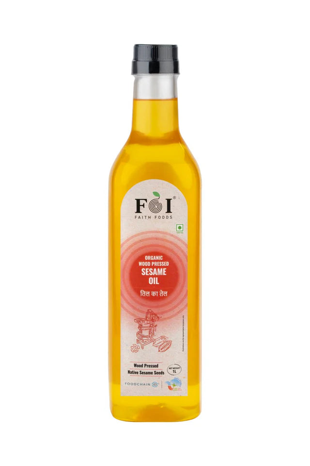 Faith Foods Wood Pressed Sesame Oil - 1 L
