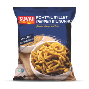 Suvai Foxtail Millet Pepper Murukku - 1 Pc