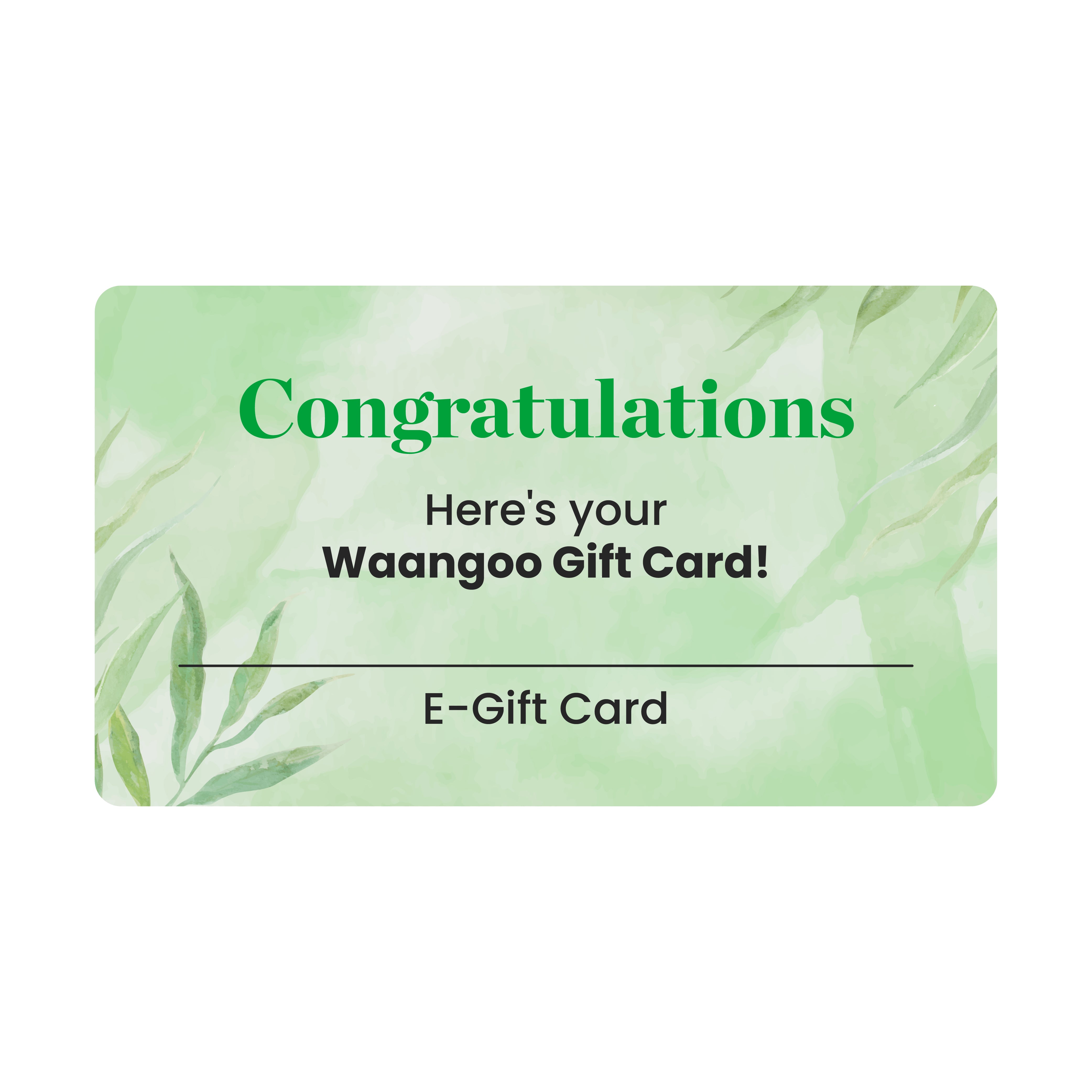 Waangoo E-Gift Card