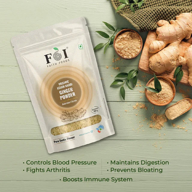 Faith Foods Assam Karbi Ginger Powder - 100 g