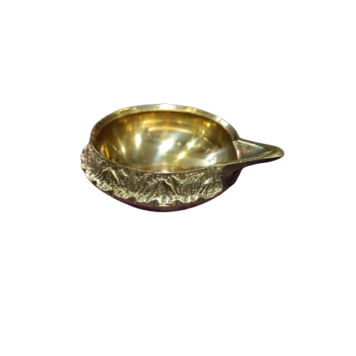 Authentic Gold Plated Brass Kubera Diya - 1 Pc