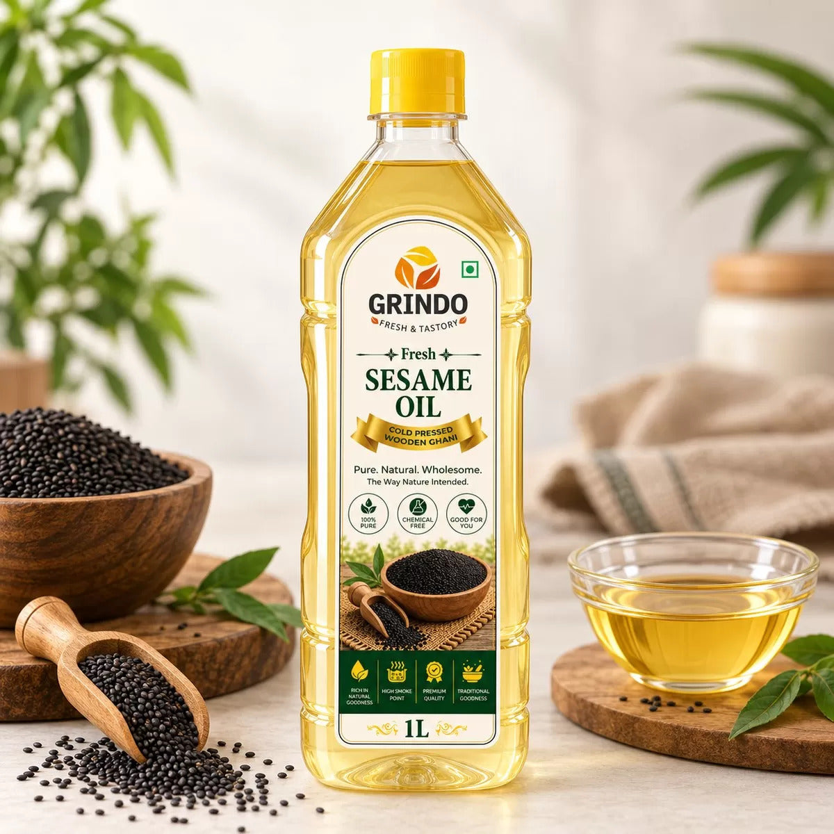 Grindo Fresh Sesame Oil - 1 L
