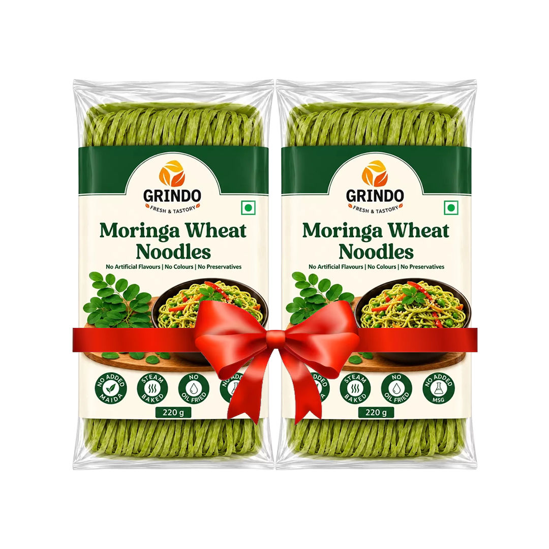 [Bundle Deal] Grindo Moringa Wheat Noodles - 2 x 220 g