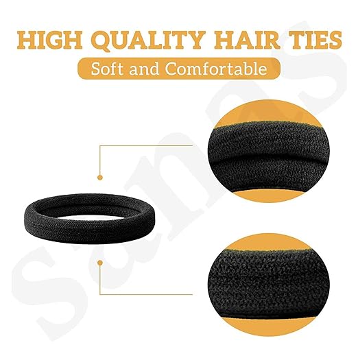 Cotton Seamless Hair Bands - 30 Pc