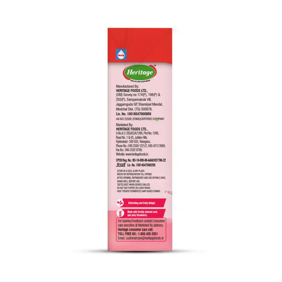 Heritage Strawberry Lassi - 165 ml