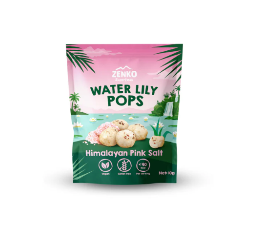 Zenko Himalayan Pink Salt (Makhana) Water Lily Pops - 10 g
