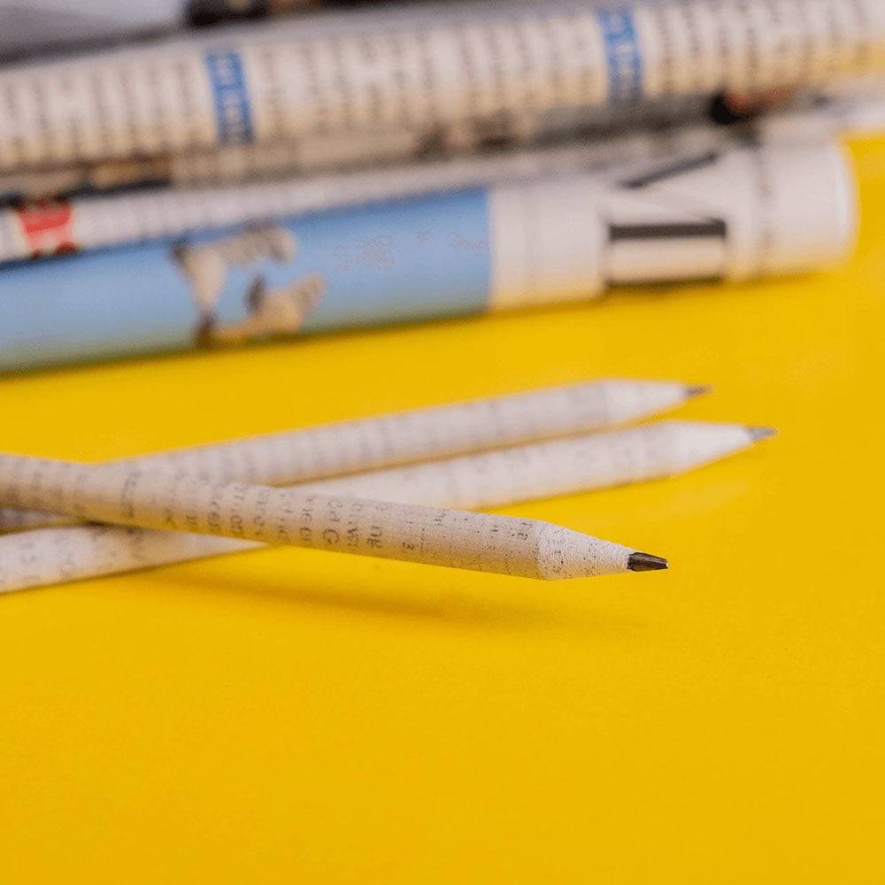 Hug Nature News Paper Pencil  - Set Of 10