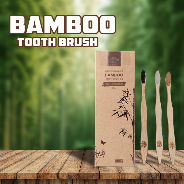Veyr Bamboo Tooth Brush - 3 Nos