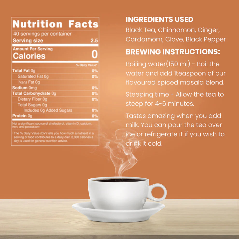 Teaniru Indian Spiced Masala Chai - 100 g