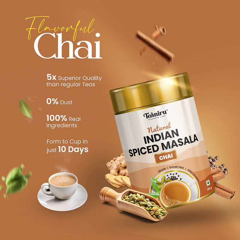 Teaniru Indian Spiced Masala Chai - 100 g