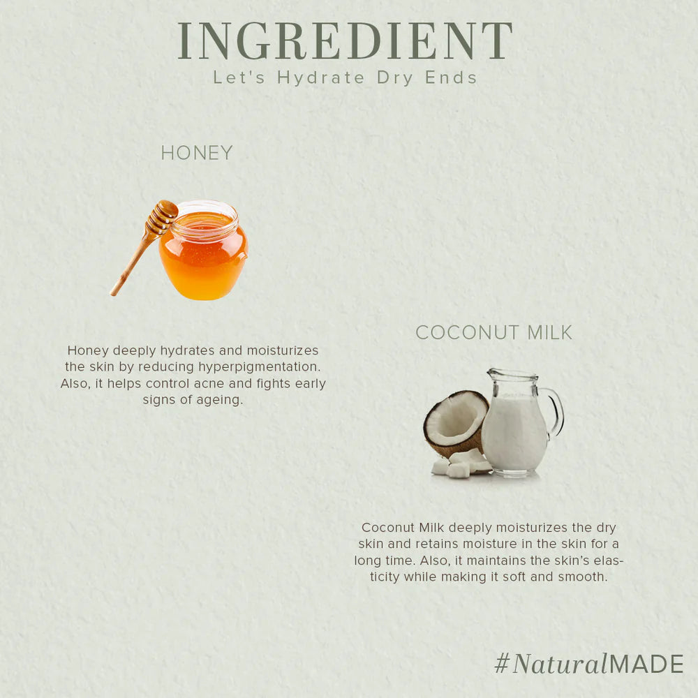 Khadi Natural Herbal Coconut Milk & Honey Soap - 125 g