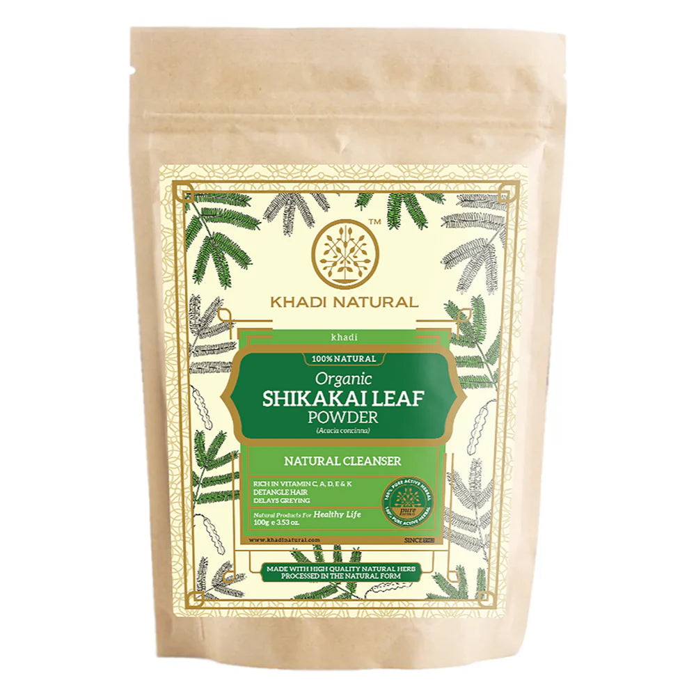 Khadi Natural Organic Shikakai Leaf Powder - 100 g