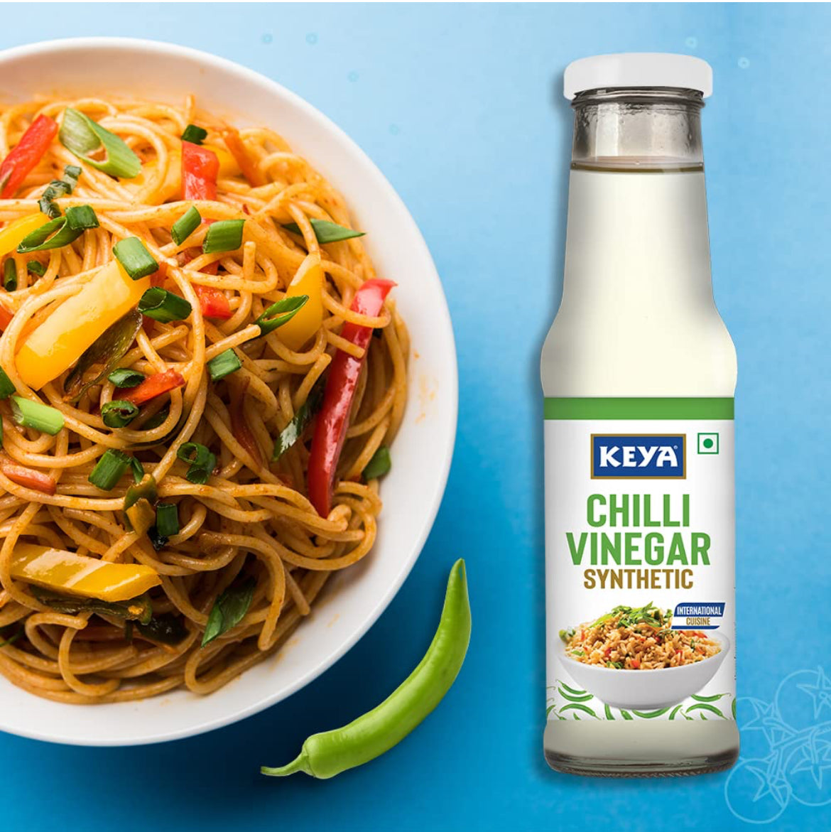 Keya Chilli Vinegar - 170 g