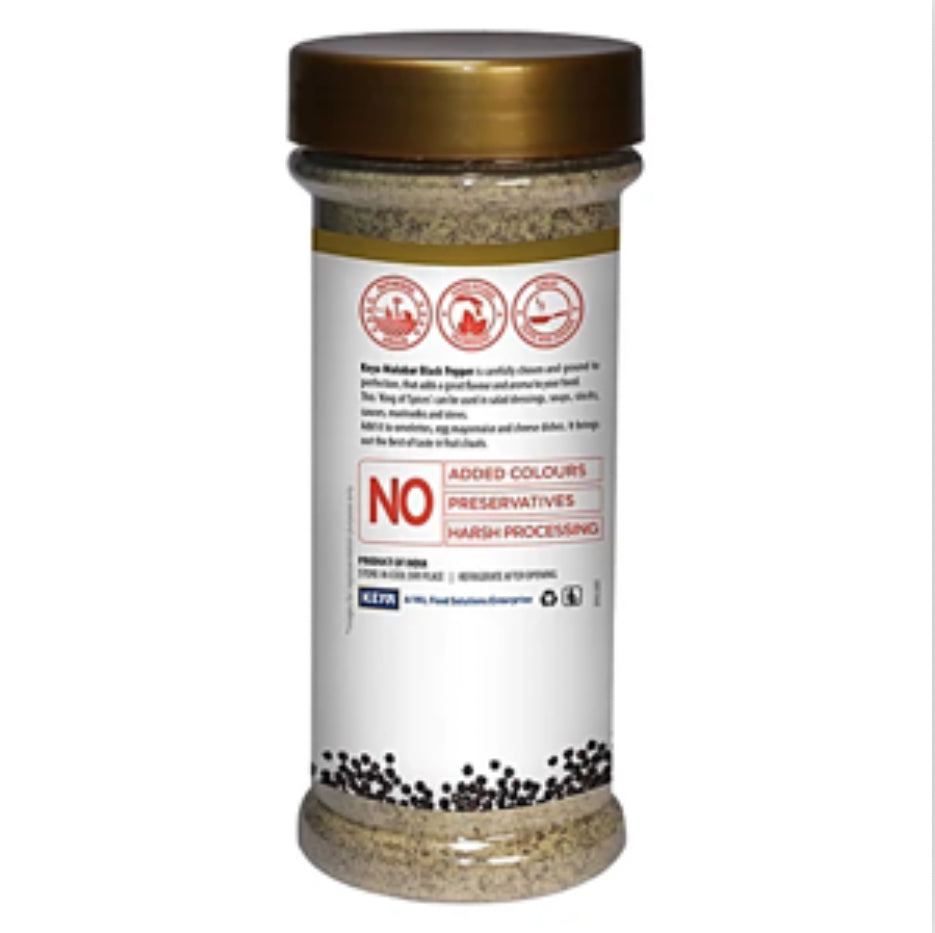 Keya Malabar Black Pepper Powder - 100 g