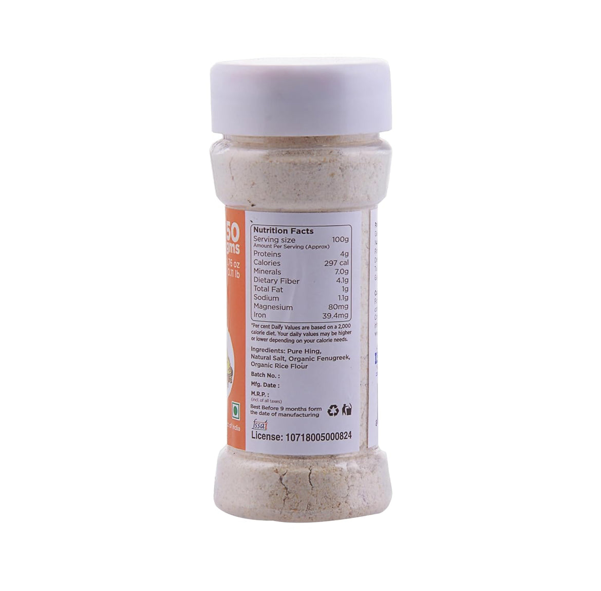 Go Earth Natural Hing Powder (Certified ORGANIC) - 50 g