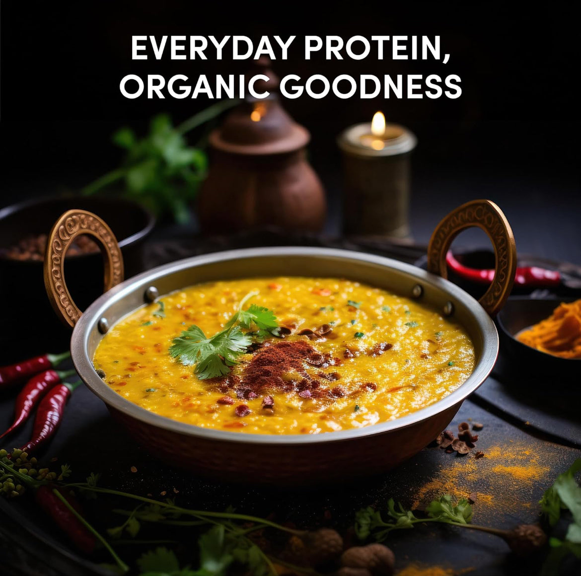 Go Earth Channa Dal/Split Bengal Gram (Certified ORGANIC) - 1 Kg