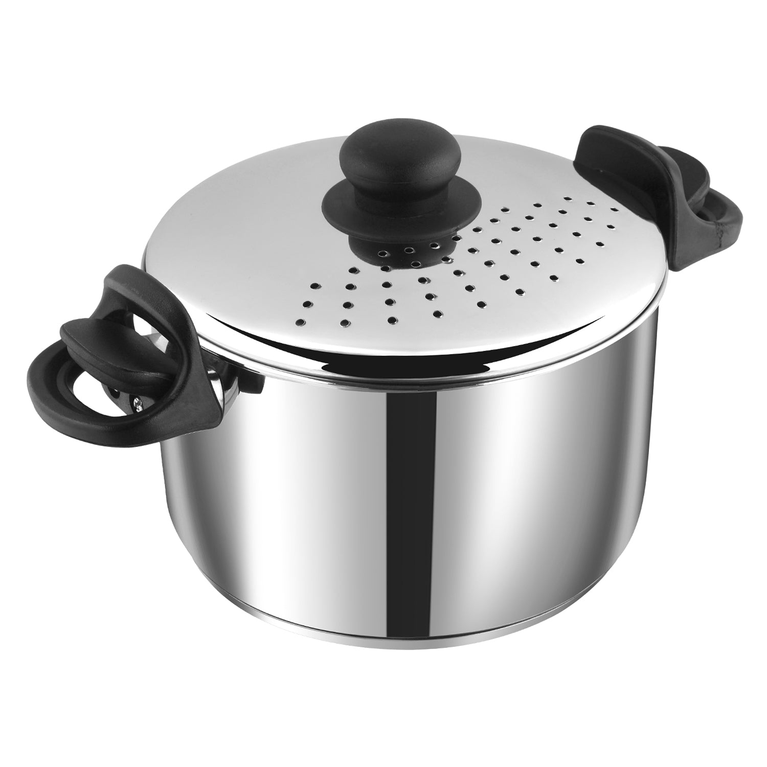 Vinod Stainless Steel Pasta Pot with Strainer lid -6.8 L - STPL