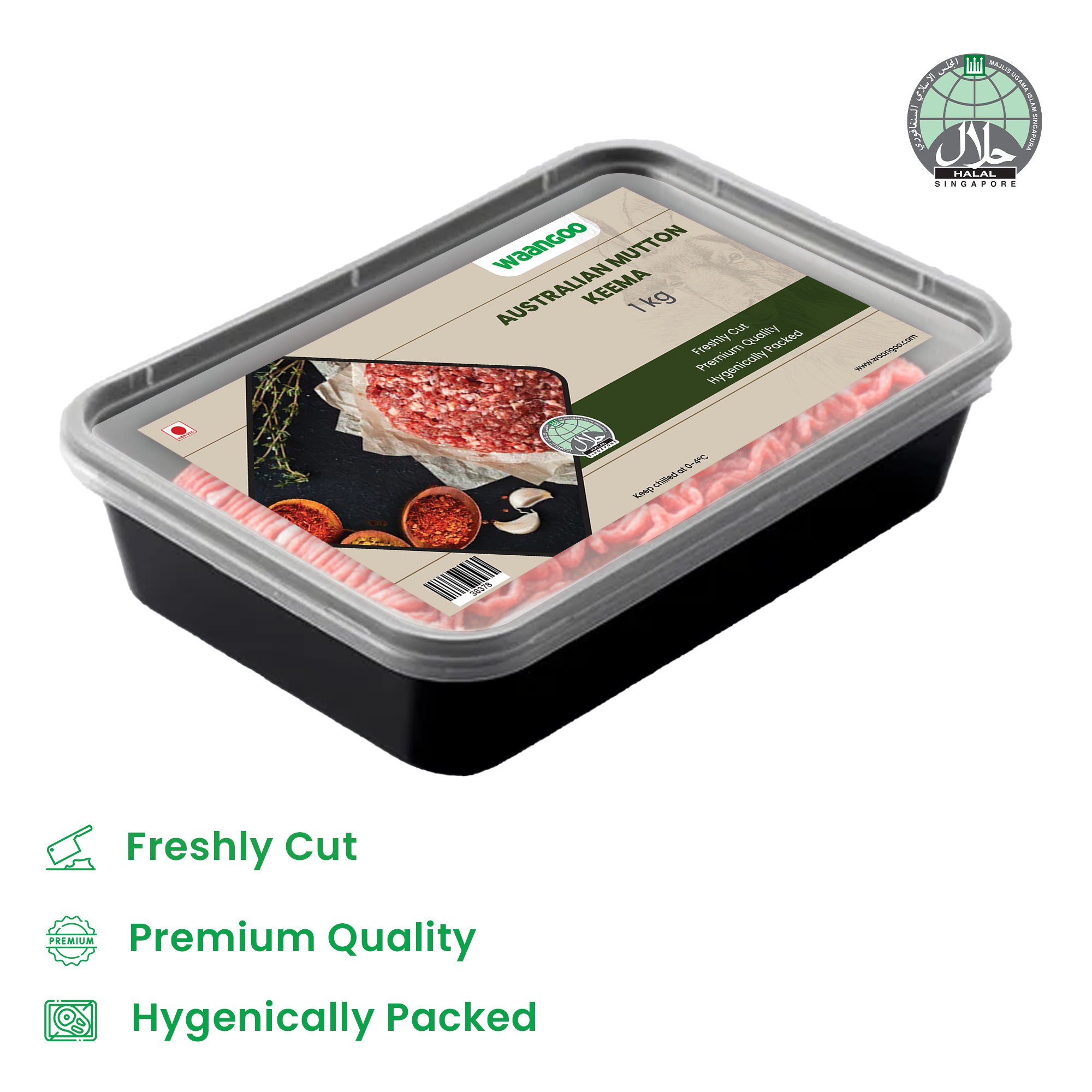 Fresh Australian MUTTON Meat Keema (Minced Meat) - 1 Kg
