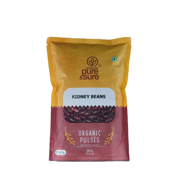 Phalada Pure & Sure Organic Red Rajma Kidney Beans - 500 g