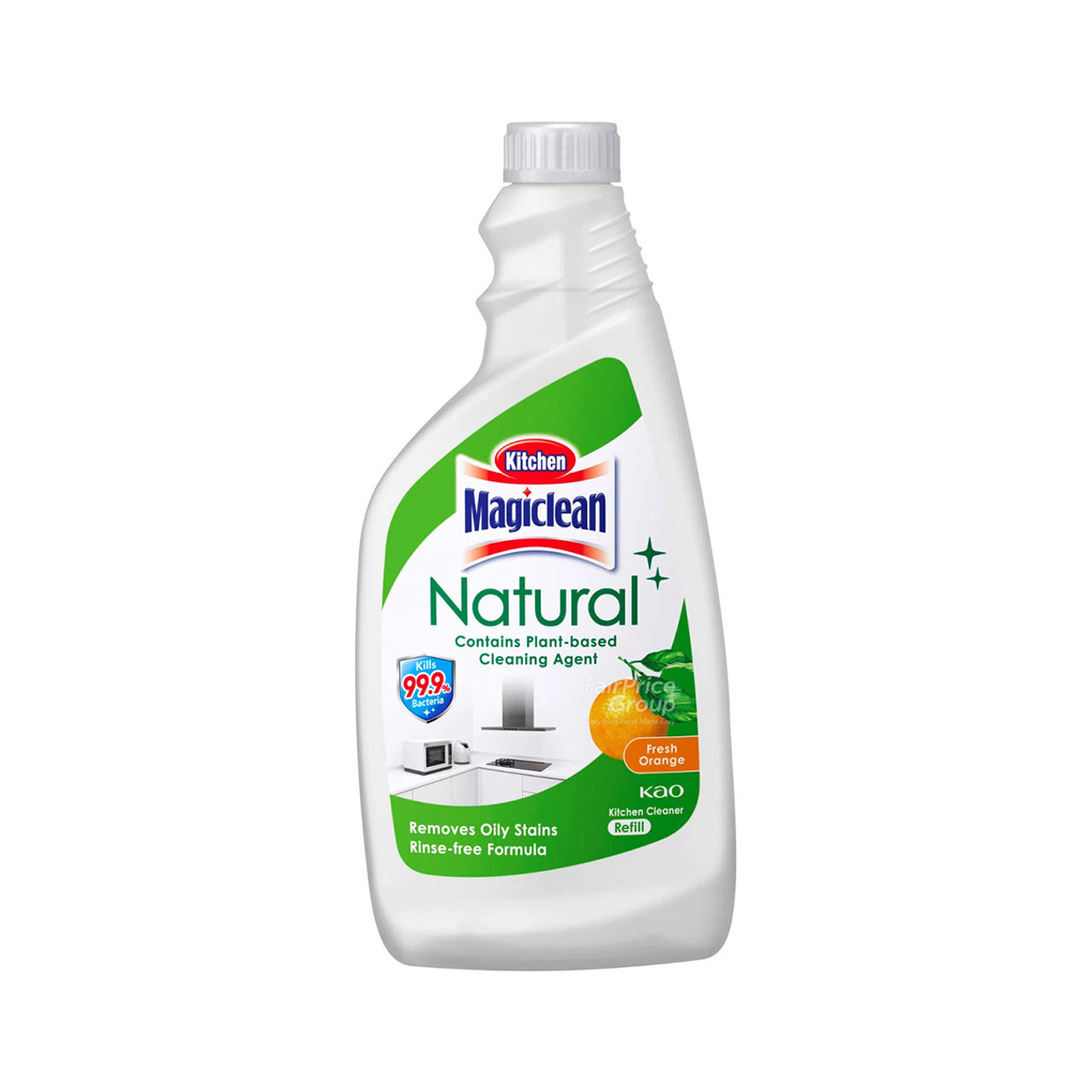 Kitchen Cleaner Natural Fresh Orange Refill - 500 ml (Refill)